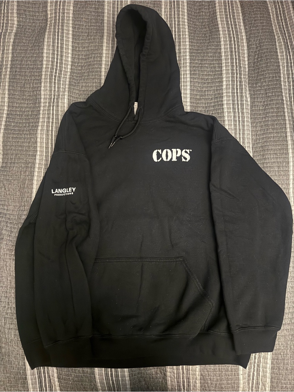 COPS TV Show Langley Productions Hoodie